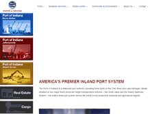 Tablet Screenshot of portsofindiana.com